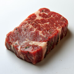 Fototapeta premium meat on a white background