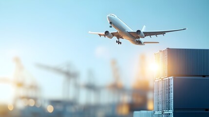 Global Transportation Network - Efficient Multimodal Shipping Solutions via Sea Air and Land for International Logistics and Trade