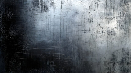 Obraz premium A Textured Silver Metallic Abstract Background With Scratched Surface, Suitable for Modern Designs and Industrial Style Applications