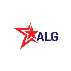 initial letter logo ALG