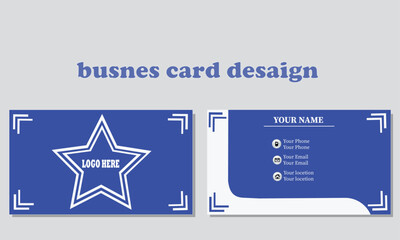 Creative modern clean minimalist double sided real estate business card design template 