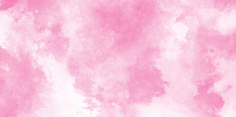 White smoky watercolor painting on old paper texture, Pink rose tone abstract texture with cloudy stains, Stain artistic hand painted texture of pink, pastel hand painted watercolor of pink texture.
