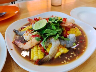 fish with vegetables