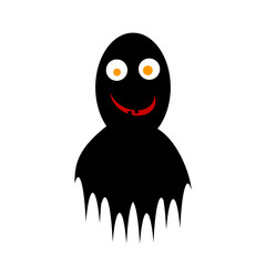 Ghost icon on white background. Vector illustration.