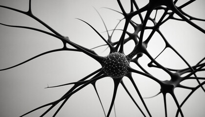 Black and White Neural Network representation, artificial intelligence