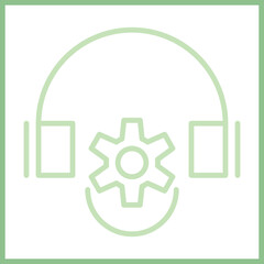 Customer Service Desk Icon Deign