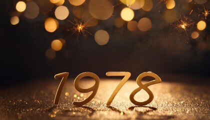 Golden New Year's Celebration Theme 1978