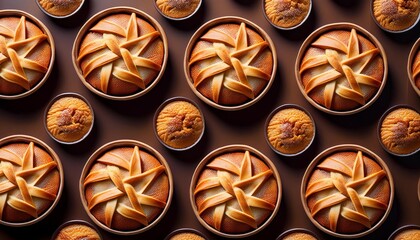 Fototapeta premium pie repeated pattern