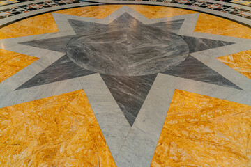 Interior of Church of Saint Sava in Belgrade, Serbia