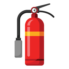 Obraz premium Illustration of Fire extinguisher isolated on white