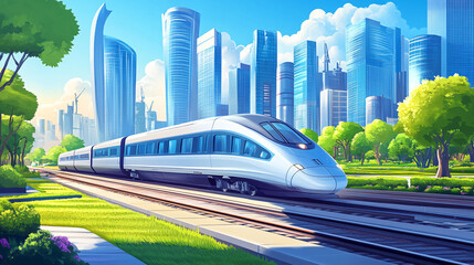 Modern City Train
