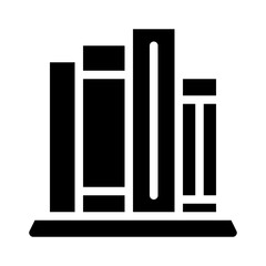 books glyph icon