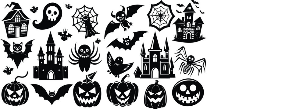 20 different Halloween sticker
