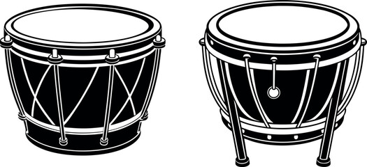 Timpani silhouette 