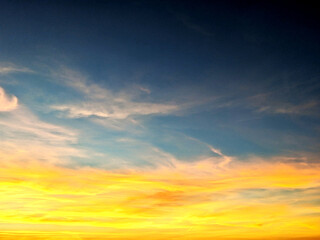 Obraz premium A Red Stormy Sky With Thunder and Dark Clouds