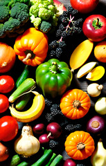 fruits and vegetables