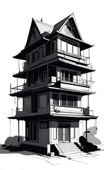 illustration of a house