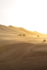 Atardecer, emociones y Tranquilidad en las Dunas del desierto de Huacachina Perú