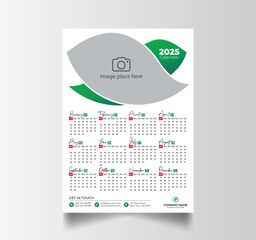 2025 Calendar Unique Design Wall Hanging