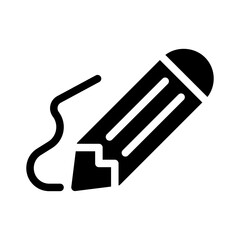 pencil glyph icon