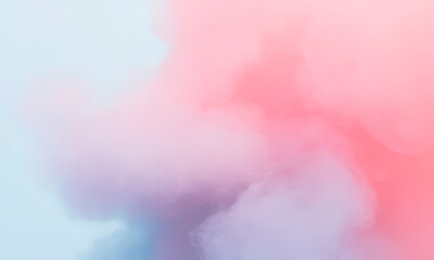 A soft, dreamy background with blurred pastel colors blending together. The gentle gradient transitions between light blue, lavender, and pink hues. Generative AI