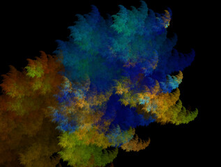 Imaginatory fractal abstract background Image