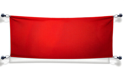  Red banner design – A clean, simple illustration of a red banner, typically used for advert_1(369)