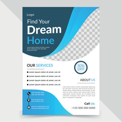 business flyer, brochure, magazine or flier mock-up in bright colours, perfect for creative professional business. vector, technology training and workshop flyer design template use vertical layout, 