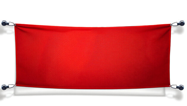  Red banner design – A clean, simple illustration of a red banner, typically used for advert_1(369)