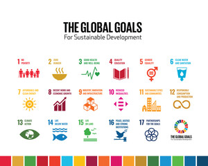 sustainable development goals SDG 17 Clean Icon	Vector