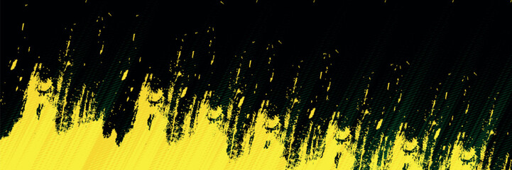 Dots halftone yellow and dark blue color pattern gradient grunge texture background. Dots pop art sport style vector illustration. eps10