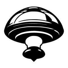 black and white hat