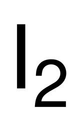 Jod Iod Chemische Strukturformel Vektor