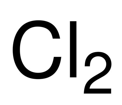 Chlor Chlorgas Chemische Strukturformel Vektor