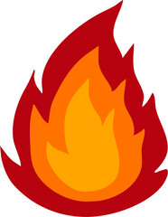 Simple Fire Illustration