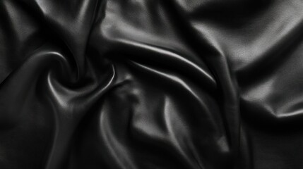 Obraz premium Black Leather Texture