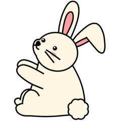 토끼 일러스트 © nusoi