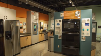 Modern Kitchen Display in Museum
