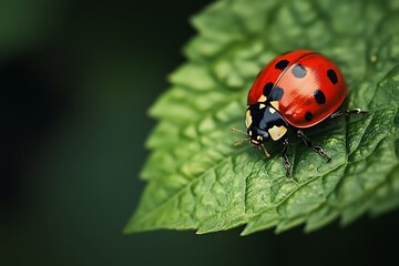 ladybird on a leaf