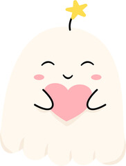 Ghost Halloween illustration