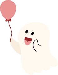 Ghost Halloween illustration