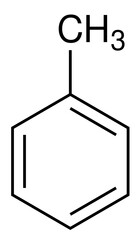 Toluol Toluen Chemische Strukturformel Vektor