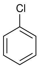 Chlorbenzen Chemische Strukturformel Vektor