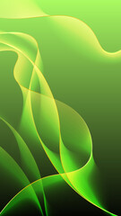 Green and Yellow Gradient with Smooth Abstract Line Art Textured Background Luxury