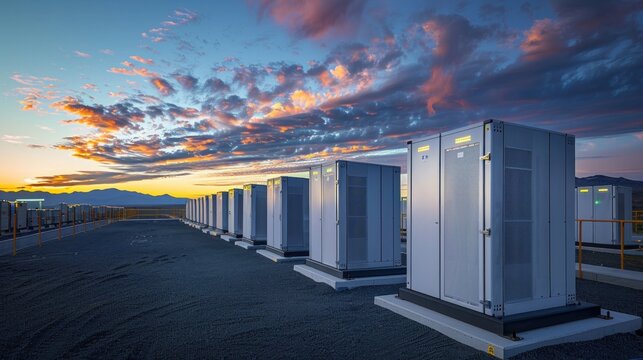 outdoor battery energy storage facility