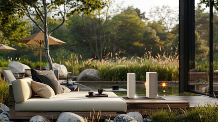 state-of-the-art mini speaker is outdoor powered by solar power