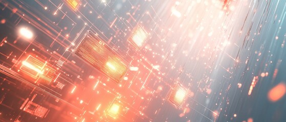 Obraz premium The Dual Worlds, The Digital Divide