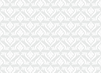 Seamless damask patterns for ornament, wallpaper, packaging, vector background