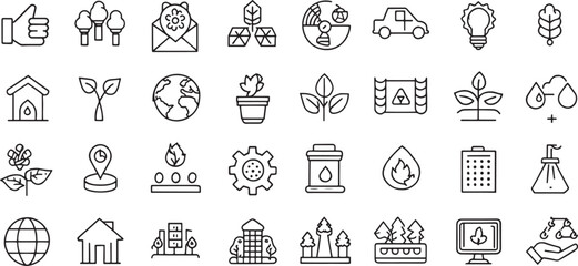 vector Corporate Governance Vector Line Icon Set and transference background