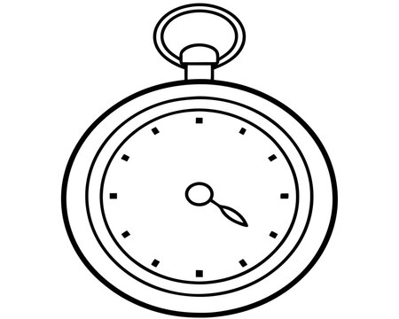 recommend clip art: Stopwatch,Hand drawn antique pocket watch,Old clock in sketch style,Pocket Watch line art illustration